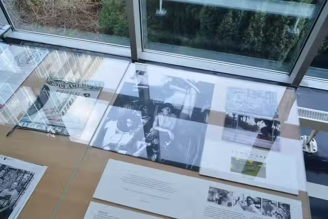 installation by Barbara Benish 'Artist/ Activist' 1982-2015