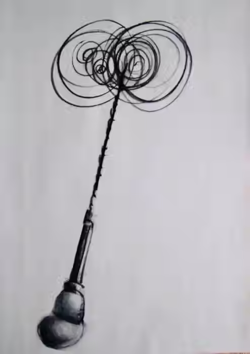 drawings by Barbara Benish for installation for '4+4 Dny v Pohybu' in Prague