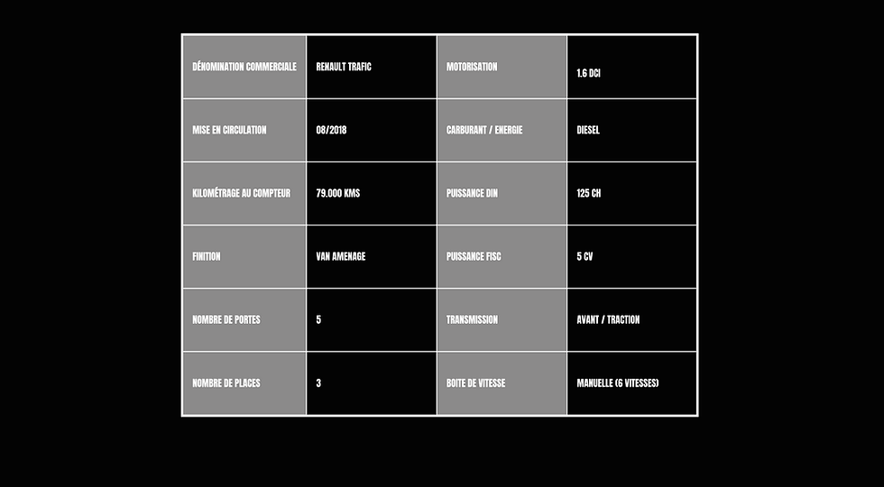 Miniature : RENAULT Trafic (3) - L1H1 - 1.6DCI - AMÉNAGÉ