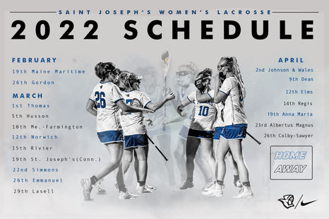 2022 Women's Lacrosse Schedule