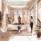 interior design site walkthrough with cl