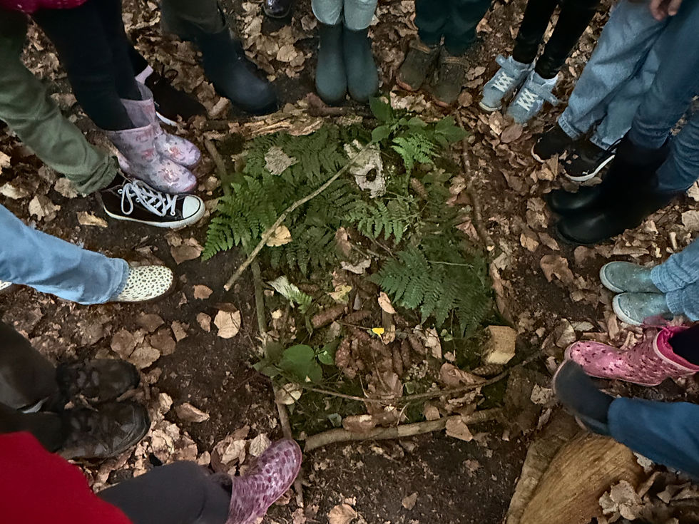 Waldkunst mit Frau Waldgrün (Zielgruppe 6-11 Jahre)