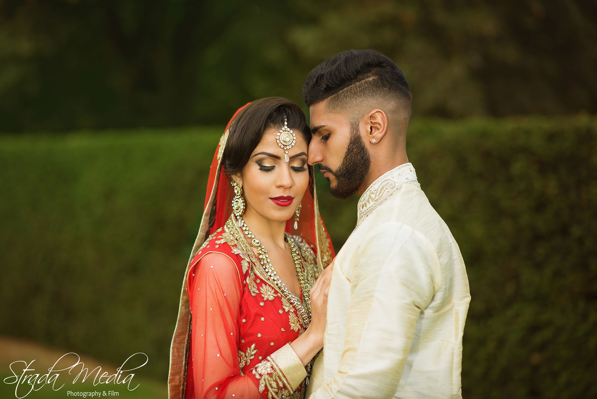 Asian bridal makeup and hair