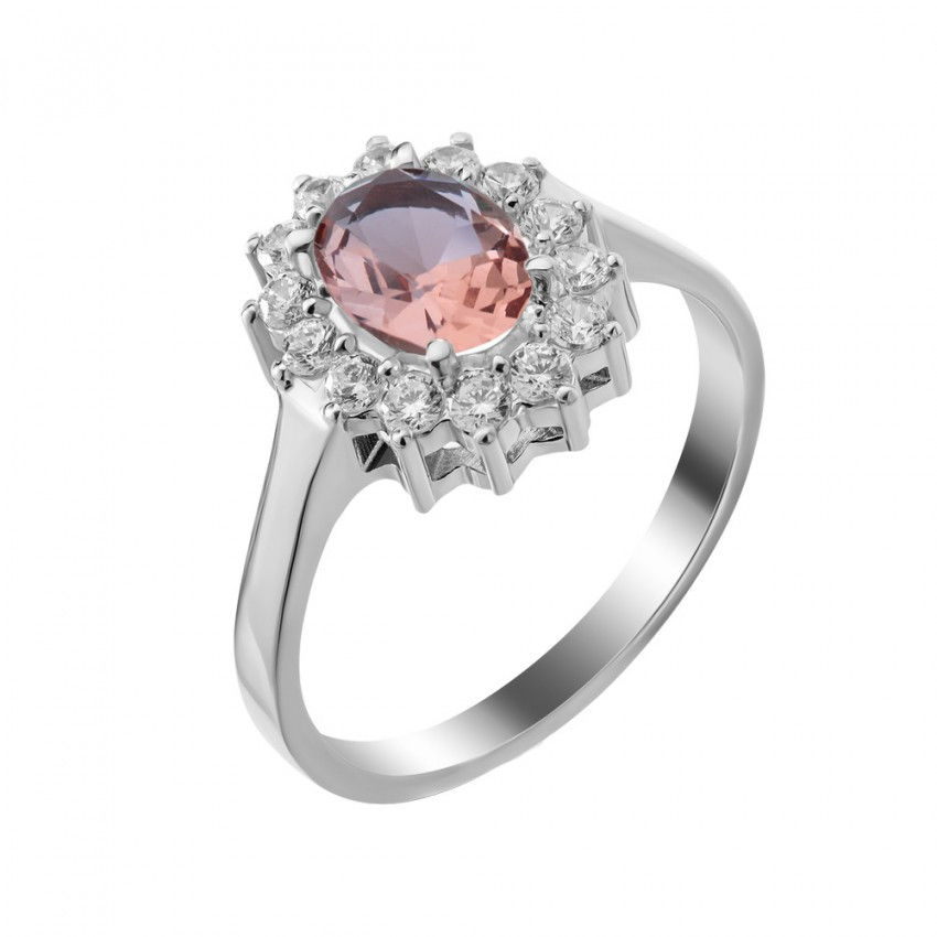 Серебряное кольцо с нано султанитом 012N-8210