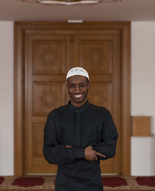 Man Smiling Indoors