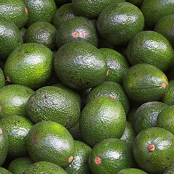 Pila de aguacates