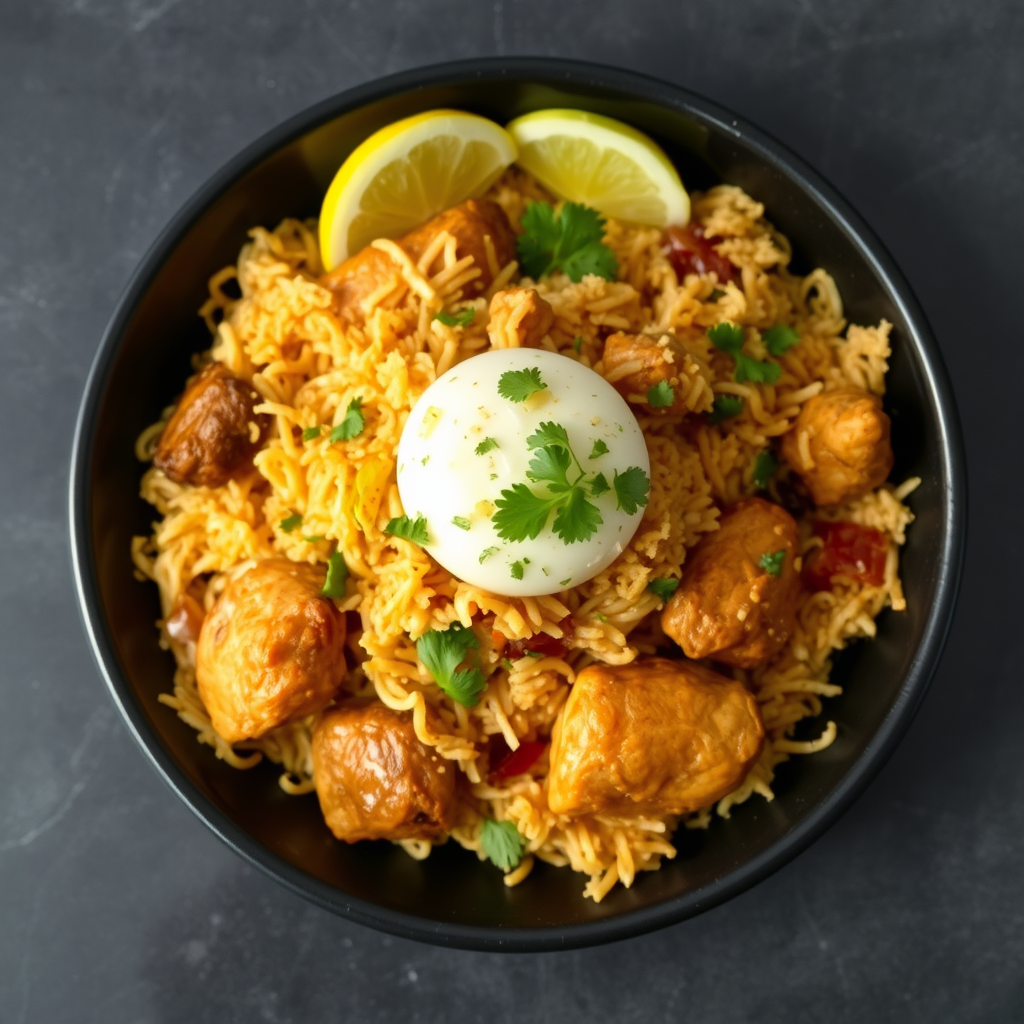 Arranged Food and Objects