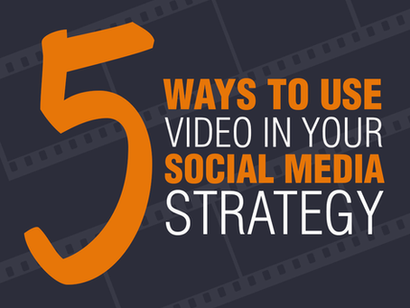 5 Ways To Use Video In Your Social Media Strategy