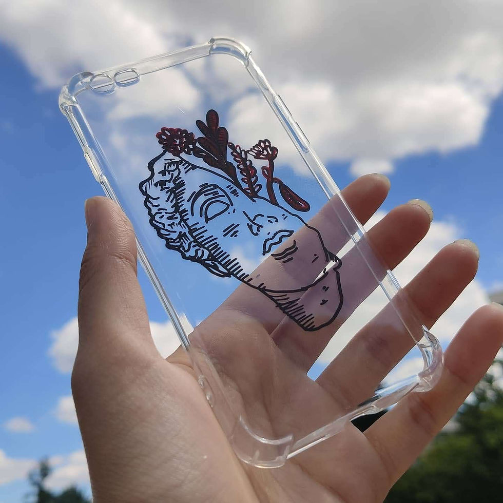 Miniature : Coque statue grecque - Custom