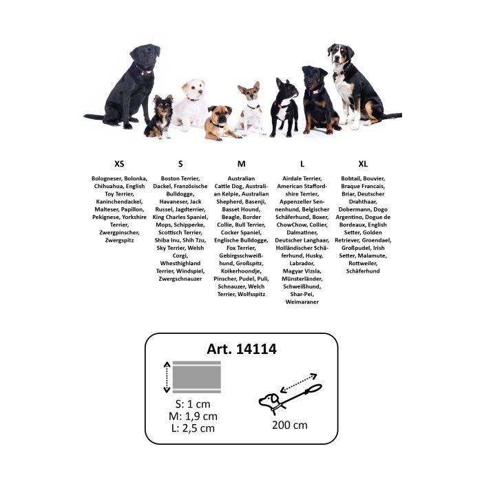 Thumbnail: HKM Dog Training Leash -Qooper- Nylon