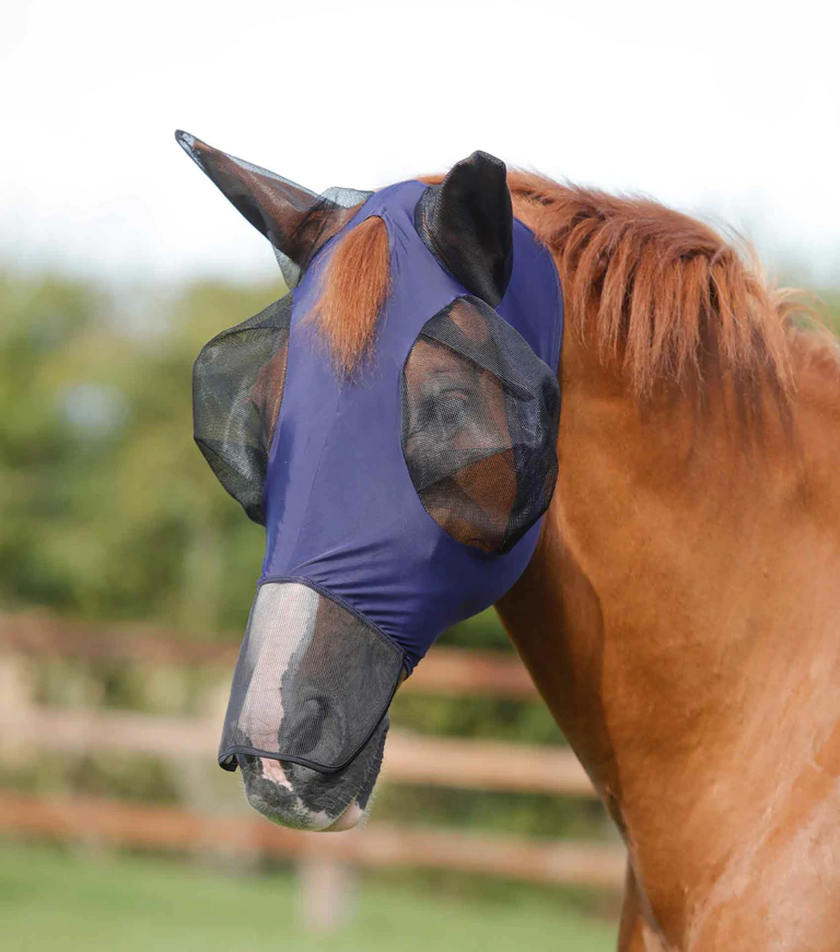 Thumbnail: PE Comfort Tech Lycra Fly Mask Xtra