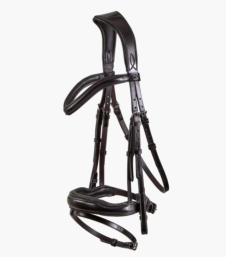 Thumbnail: PE Rizzo Anatomic Snaffle Bridle with Flash