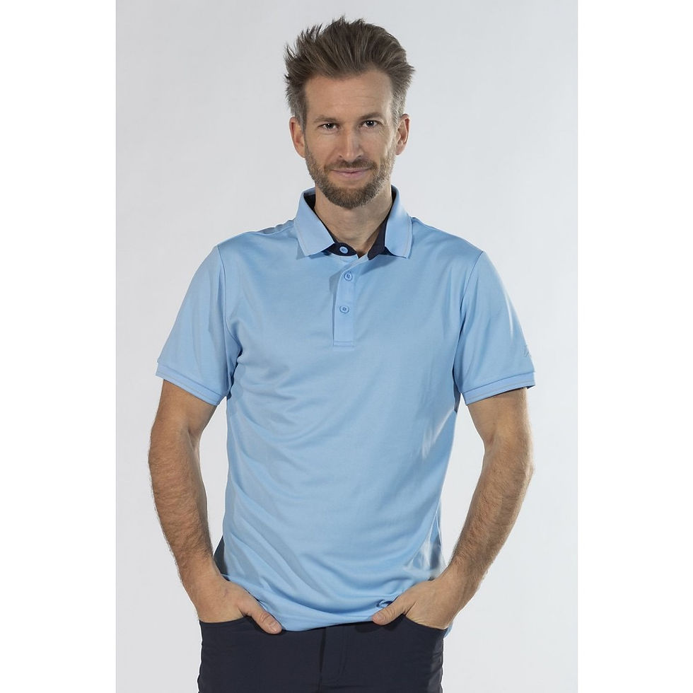 Thumbnail: HKM Mens polo shirt -Classico-