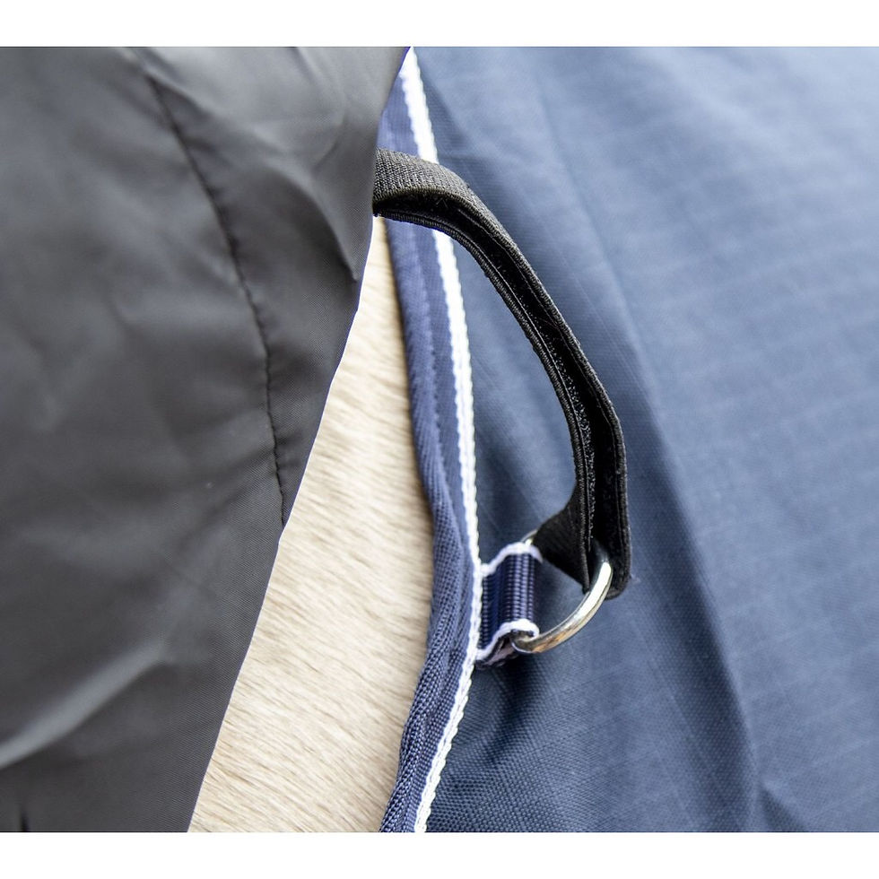 Thumbnail: HKM Turnout Rug -Starter- Detachable Neck