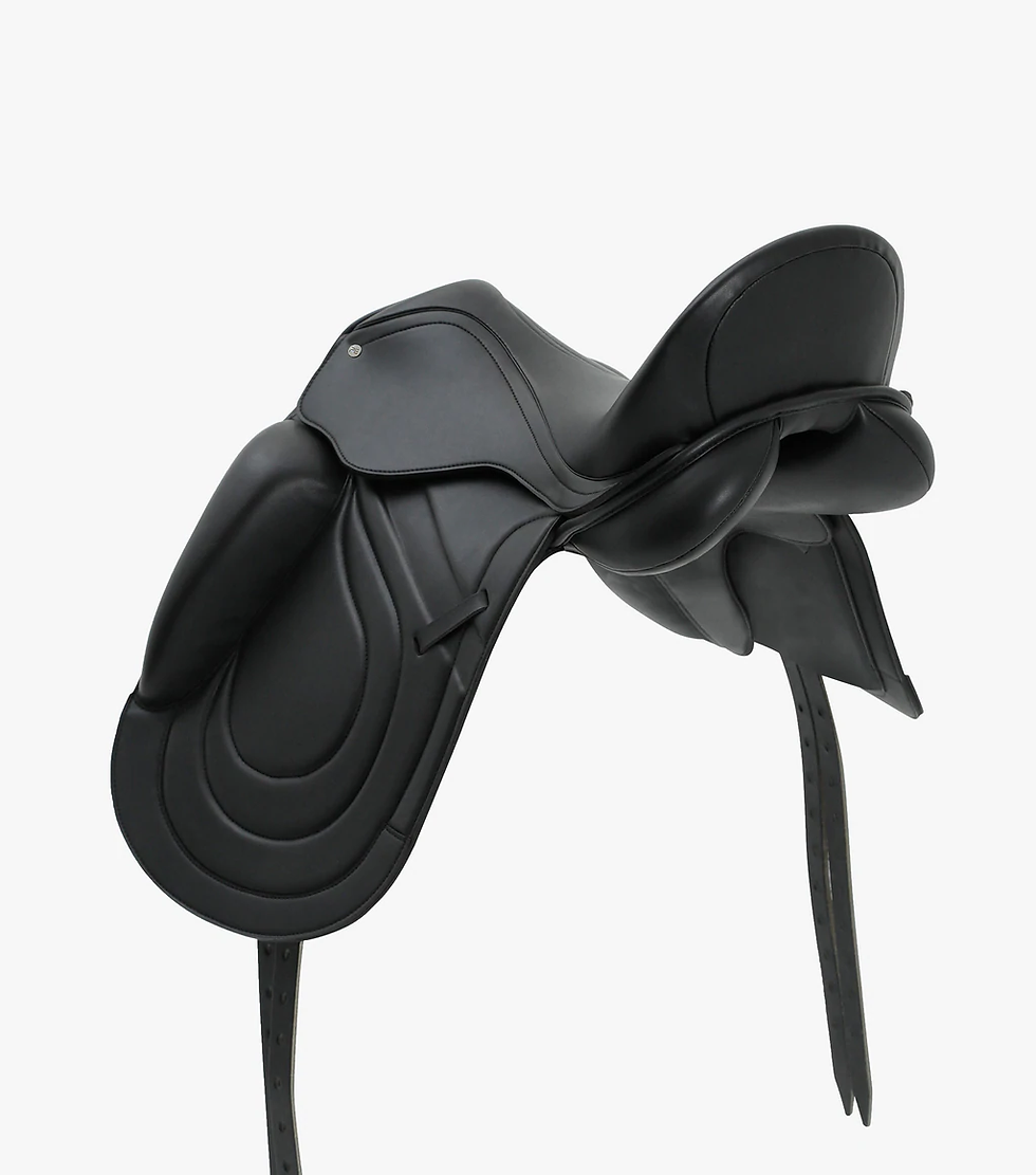 Thumbnail: PE Bletchley Synthetic Monoflap Dressage Saddle