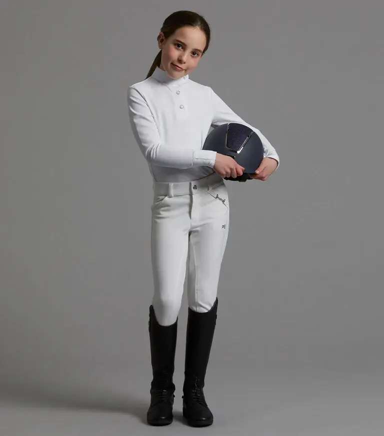 Thumbnail: PE Brava Girls Full Seat Get Riding Breeches
