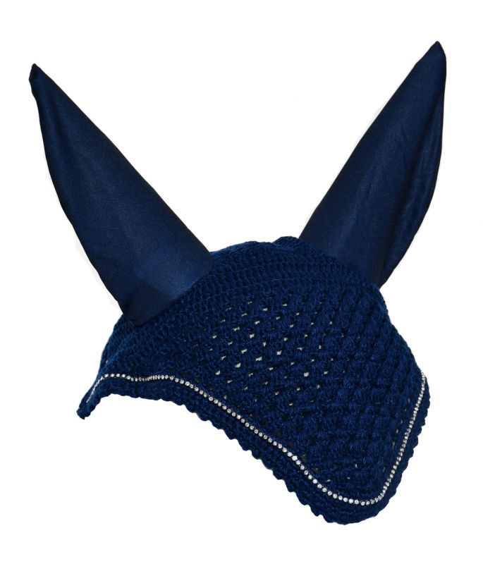 Thumbnail: Rhinegold Diamante Fly Hood/Noise Muffler