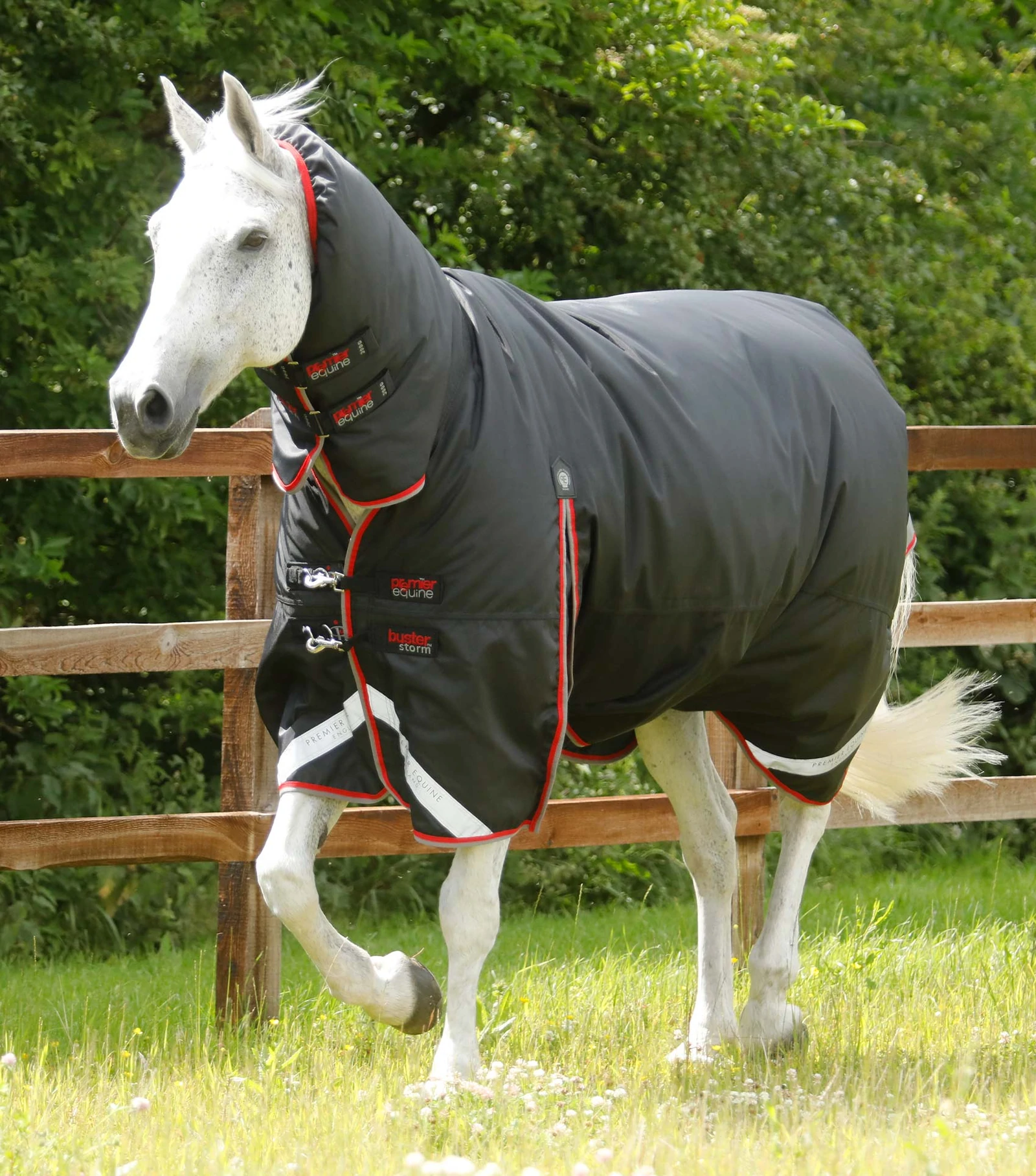 PE Buster Storm 400g Combo Turnout Rug with Snug-Fit Neck