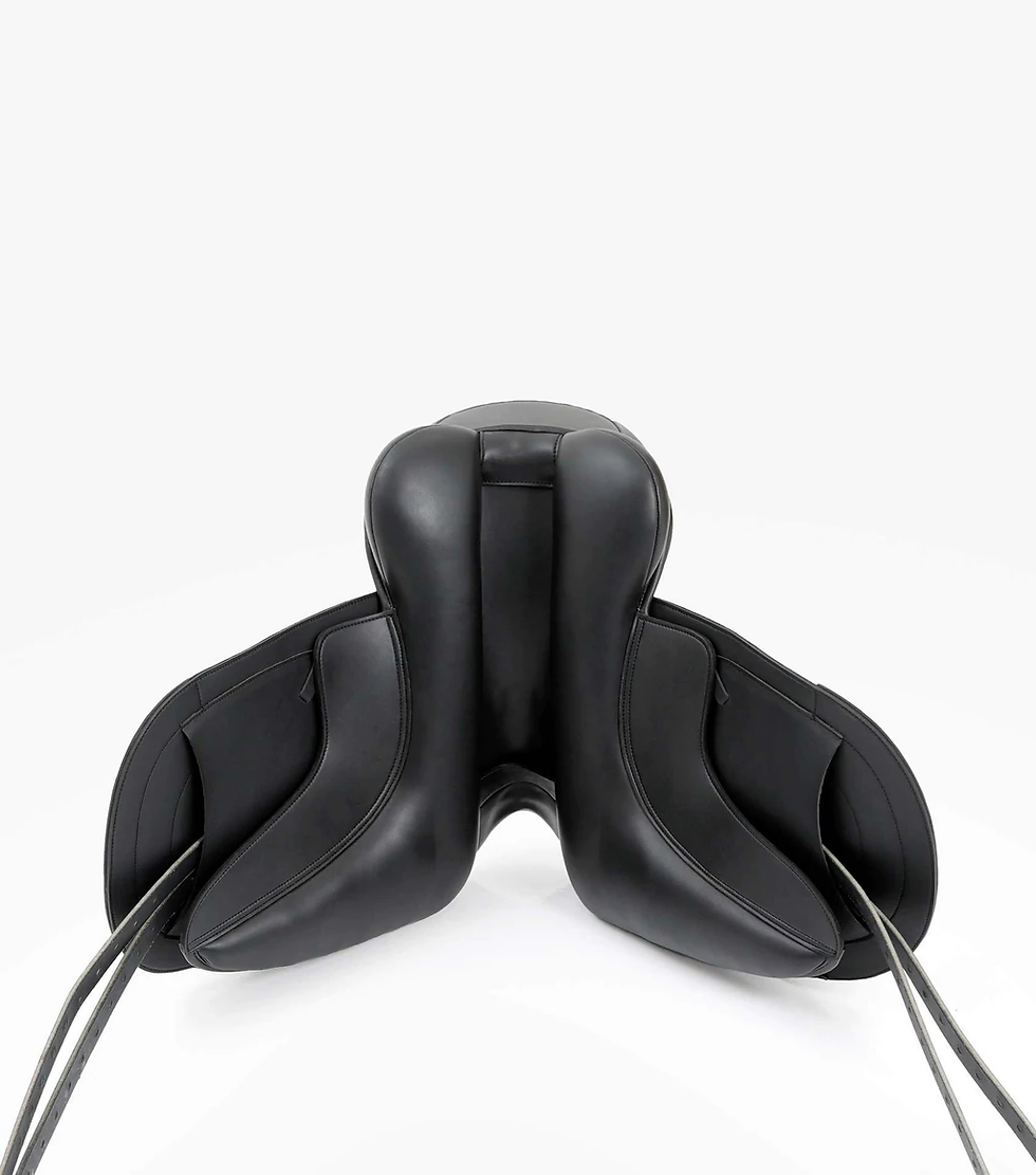 Thumbnail: PE Bletchley Synthetic Monoflap Dressage Saddle