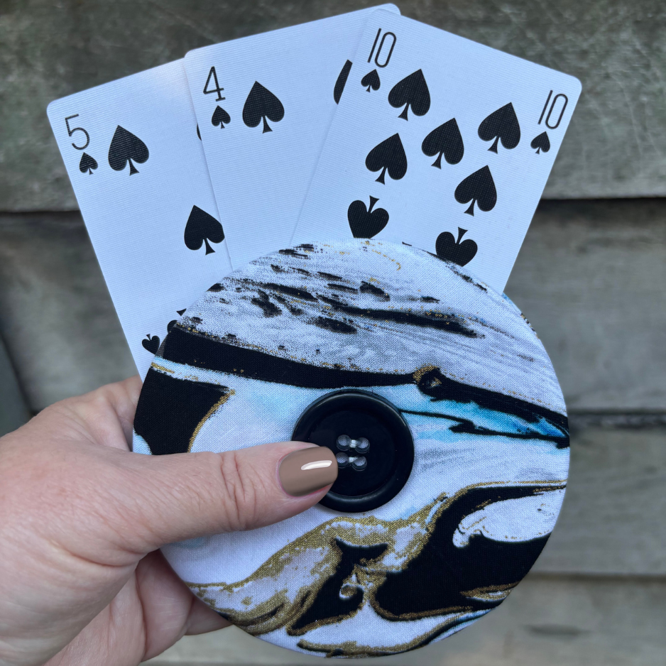 Thumbnail: Recycled CD Playing Card Holders