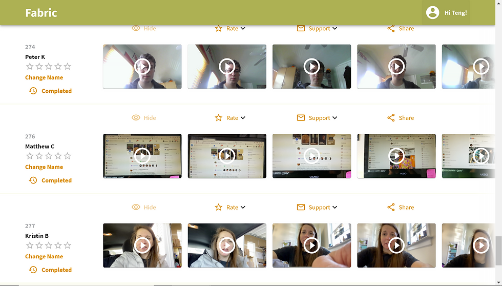 50 video-based dataset on information feeds