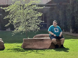 Hanging Out in the Barrett Courtyard