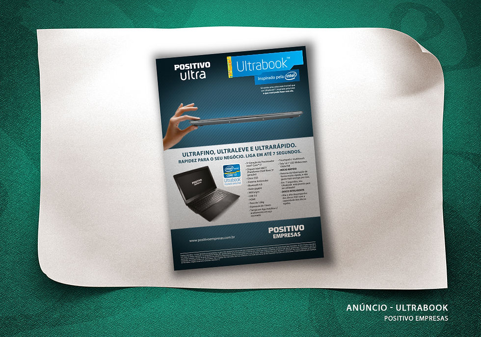 Anúncio Ultrabook