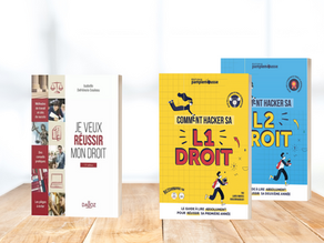 visuel comparatif comment hacker sa L1 droit vs je veux reussir mon droit