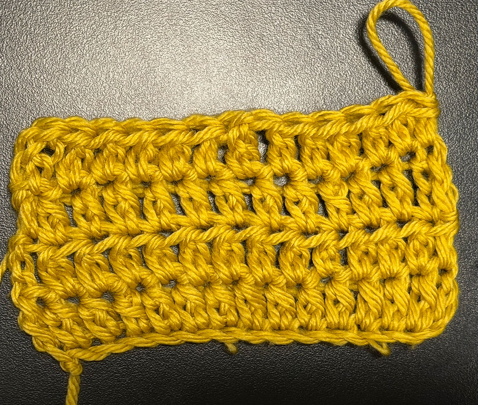How To Crochet The Extended Half Double Crochet Stitch