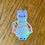 Thumbnail: Cute Alpaca Holographic Sticker