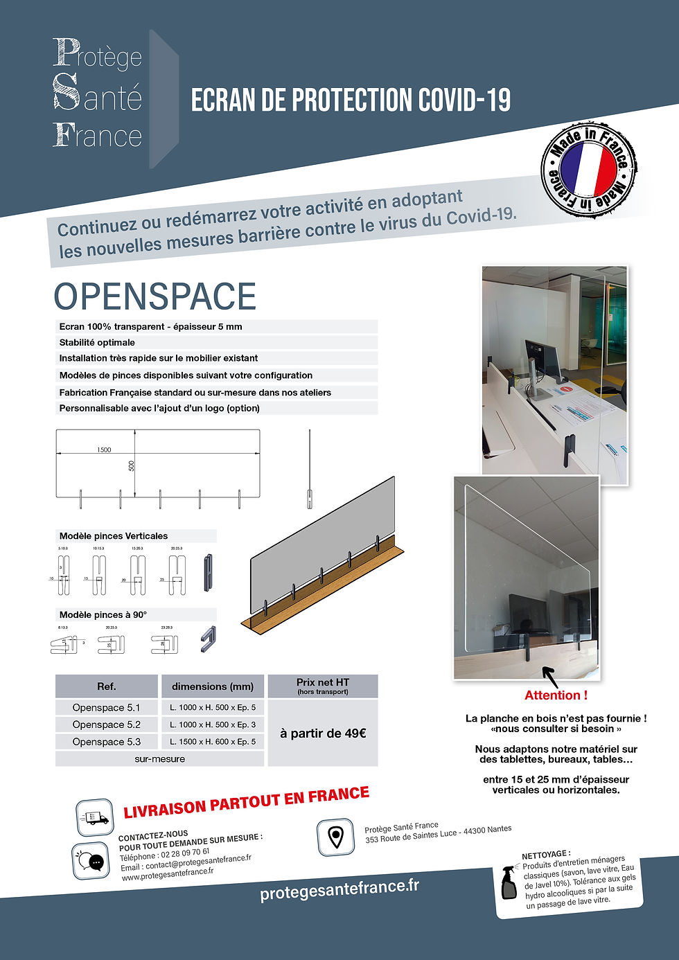 Miniature : Gamme Open Space