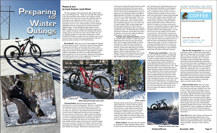 Get out safely in winter