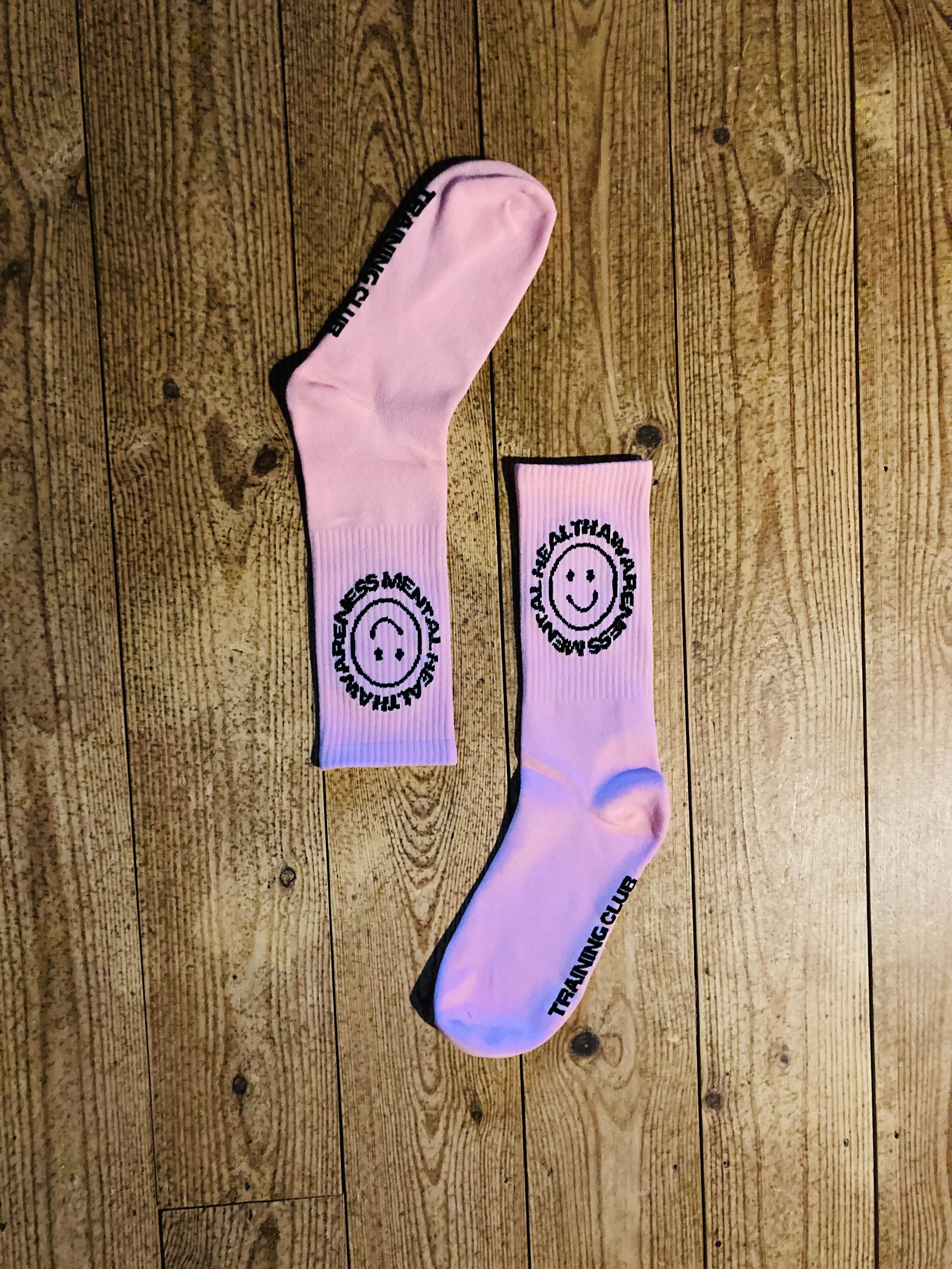 MHAC "Happy' Dusty Pink Sock