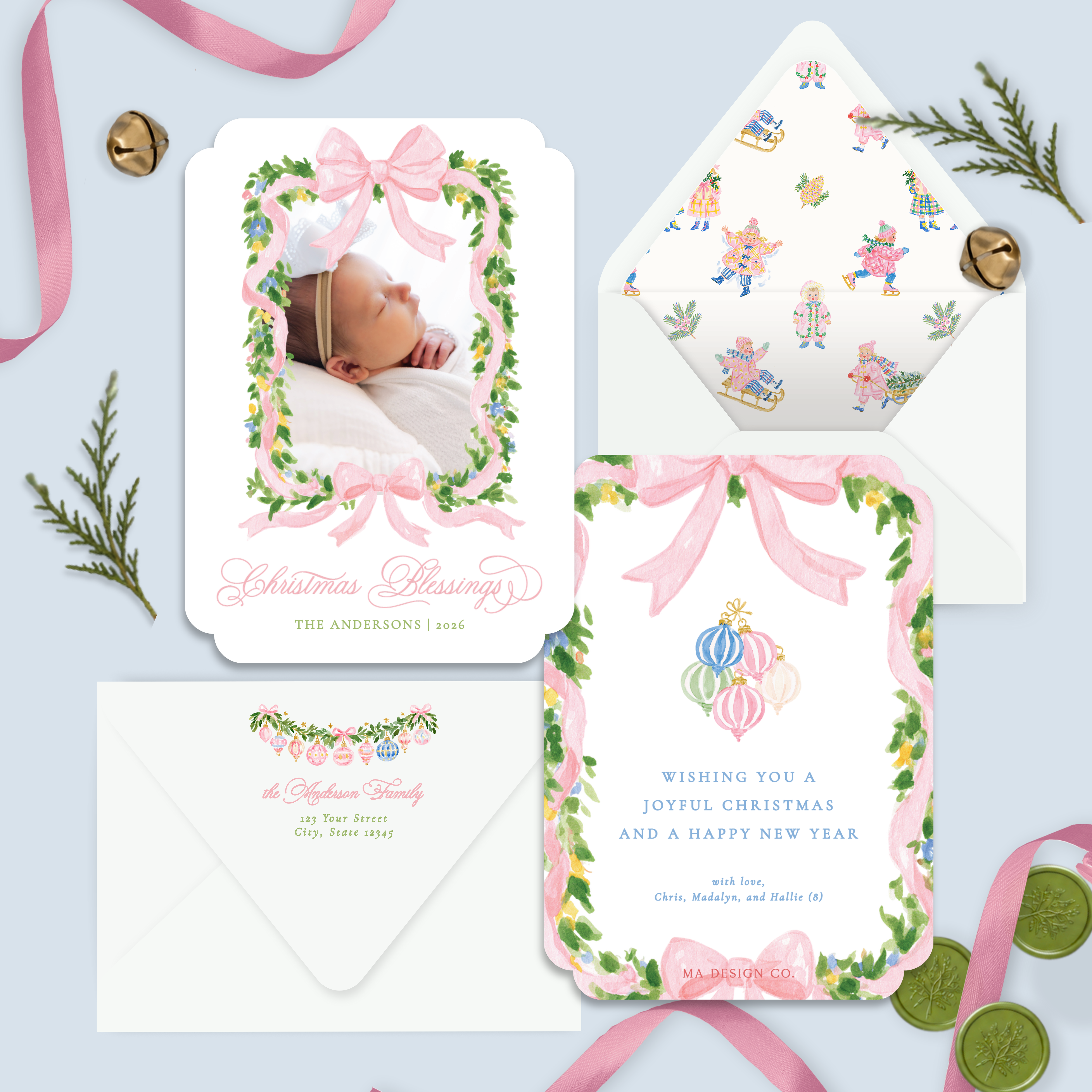 Sugarplum Christmas Cards