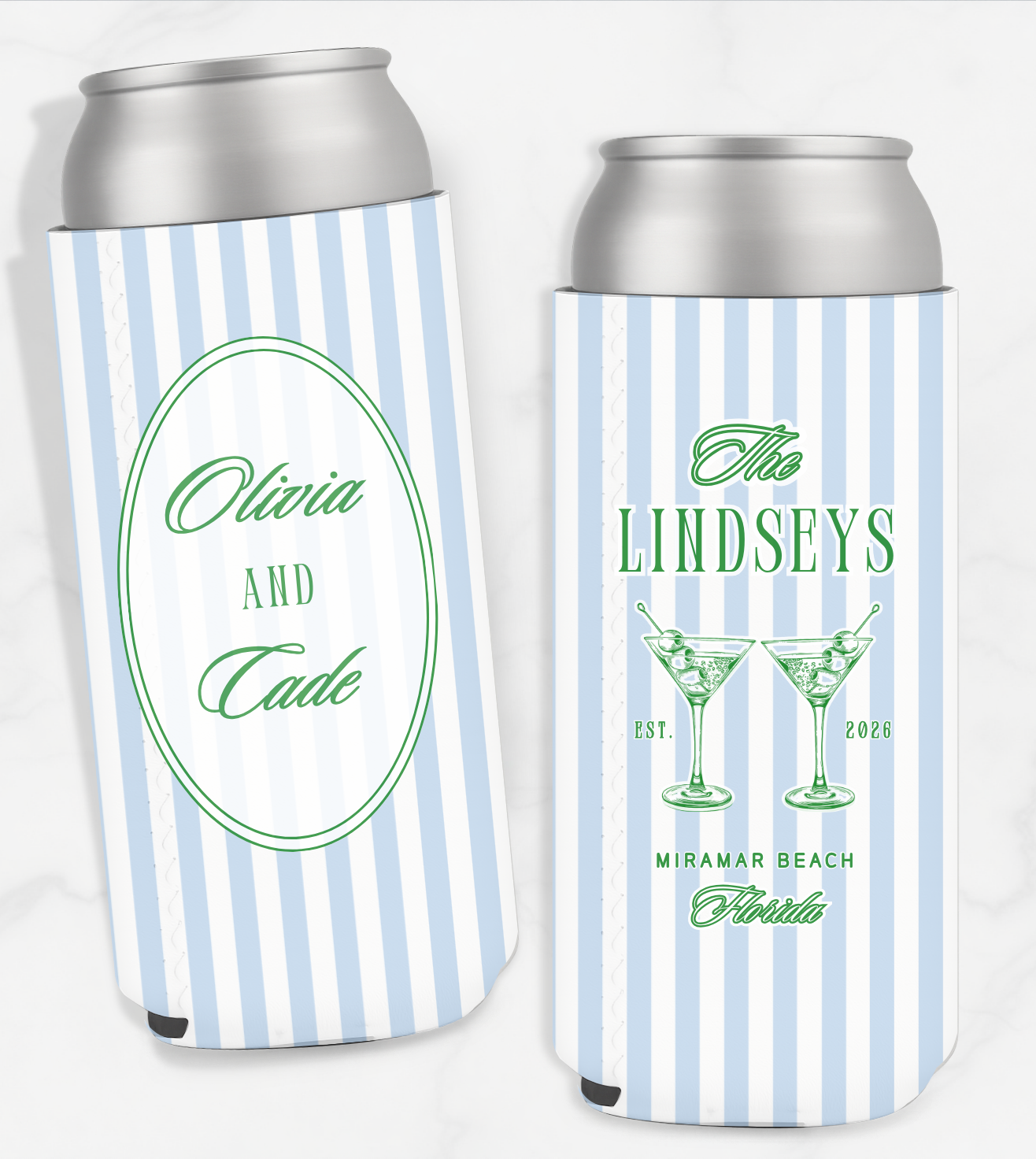 All-Over Slim Foam Can Coolers