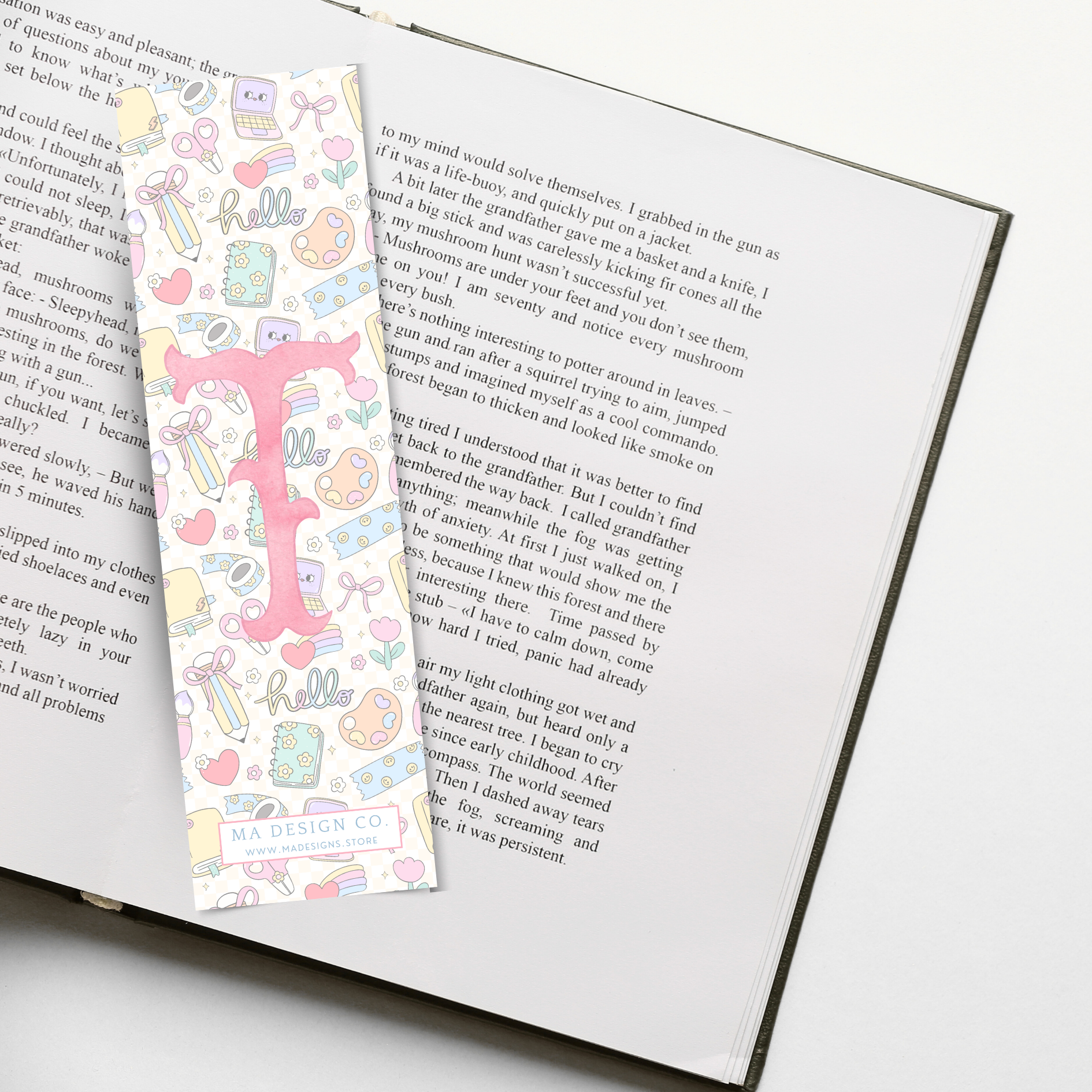 Monogram Bookmark