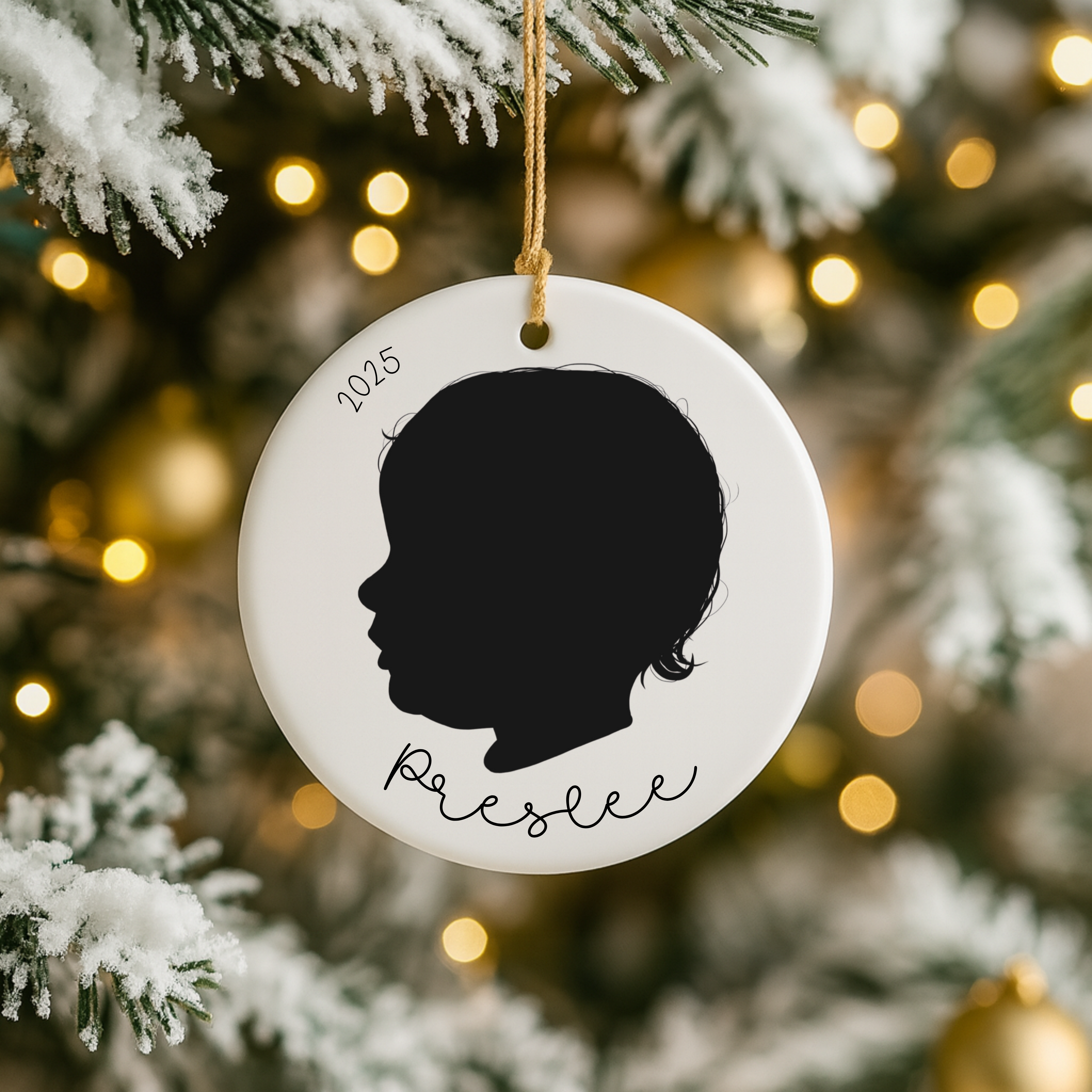 Precious Silhouette Ornament