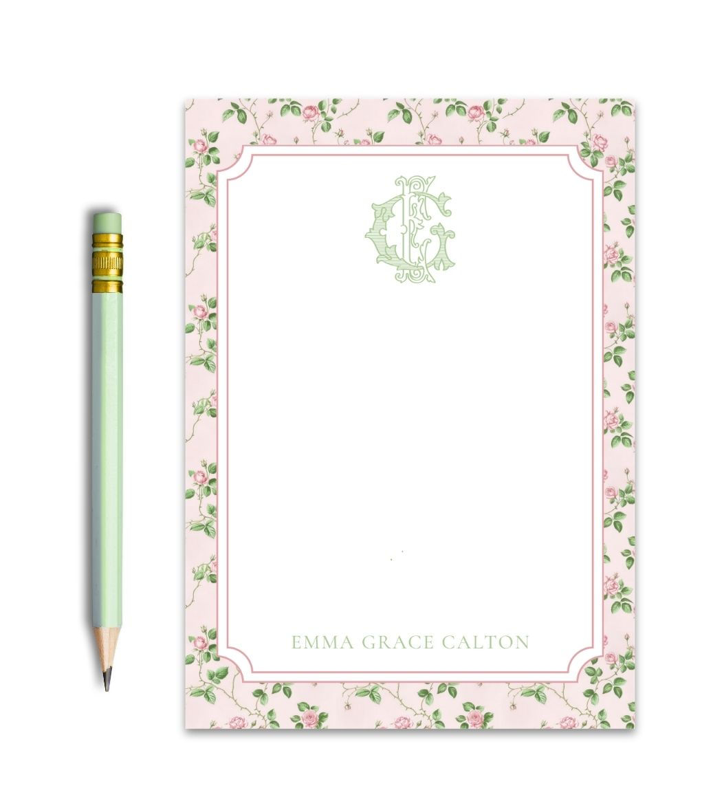 Floral Vine Notepad