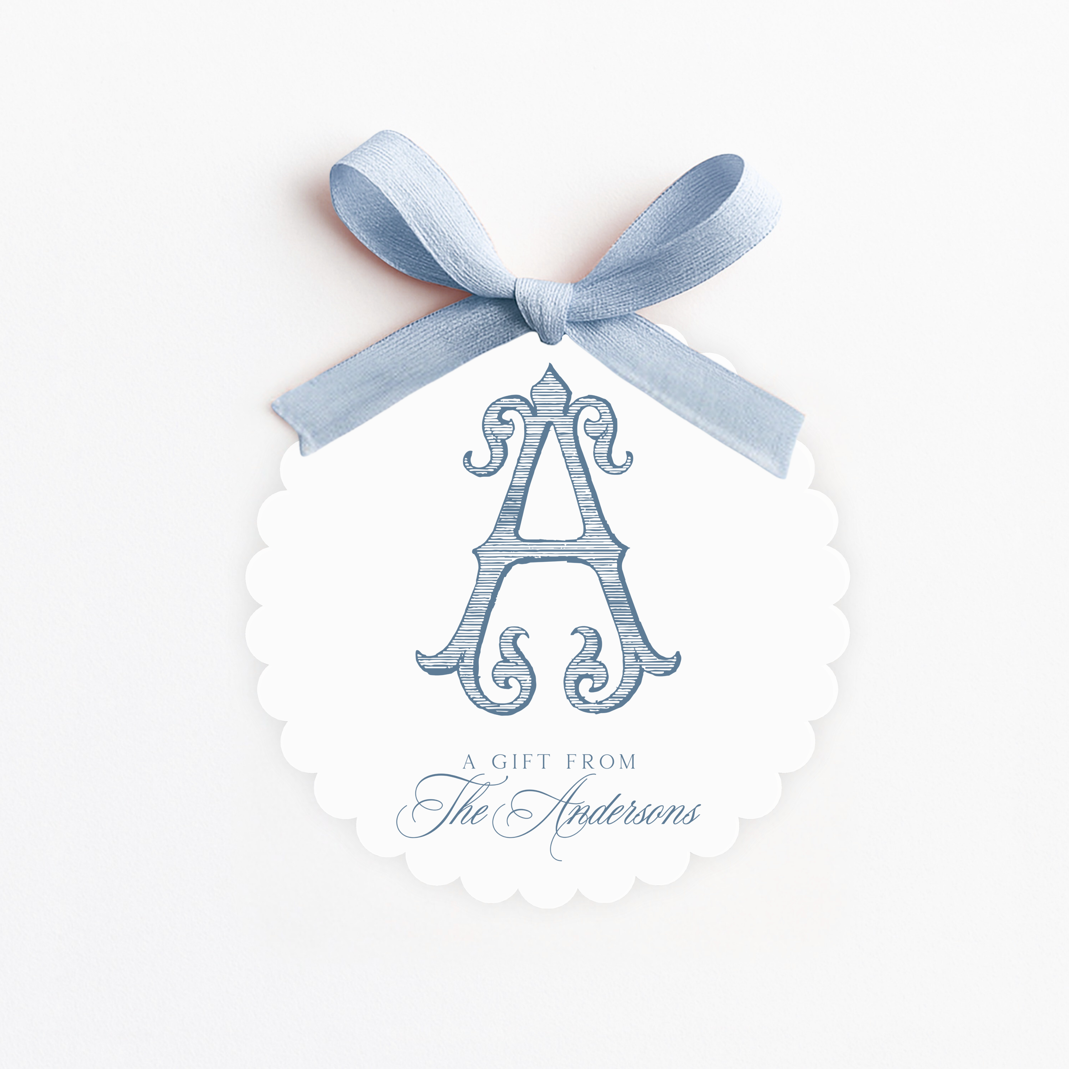 Royal Night Christmas Tags