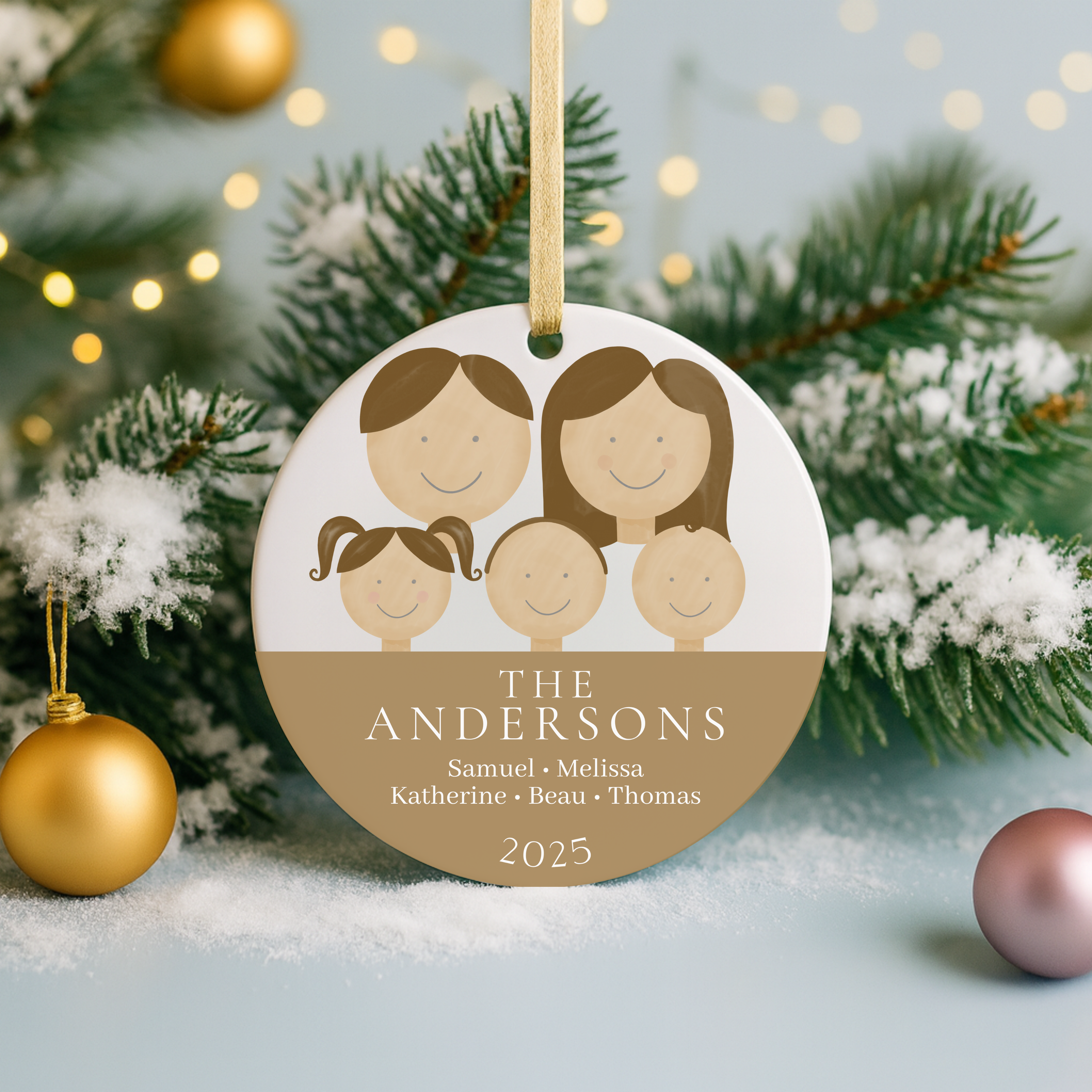 Sweet Family Ornament