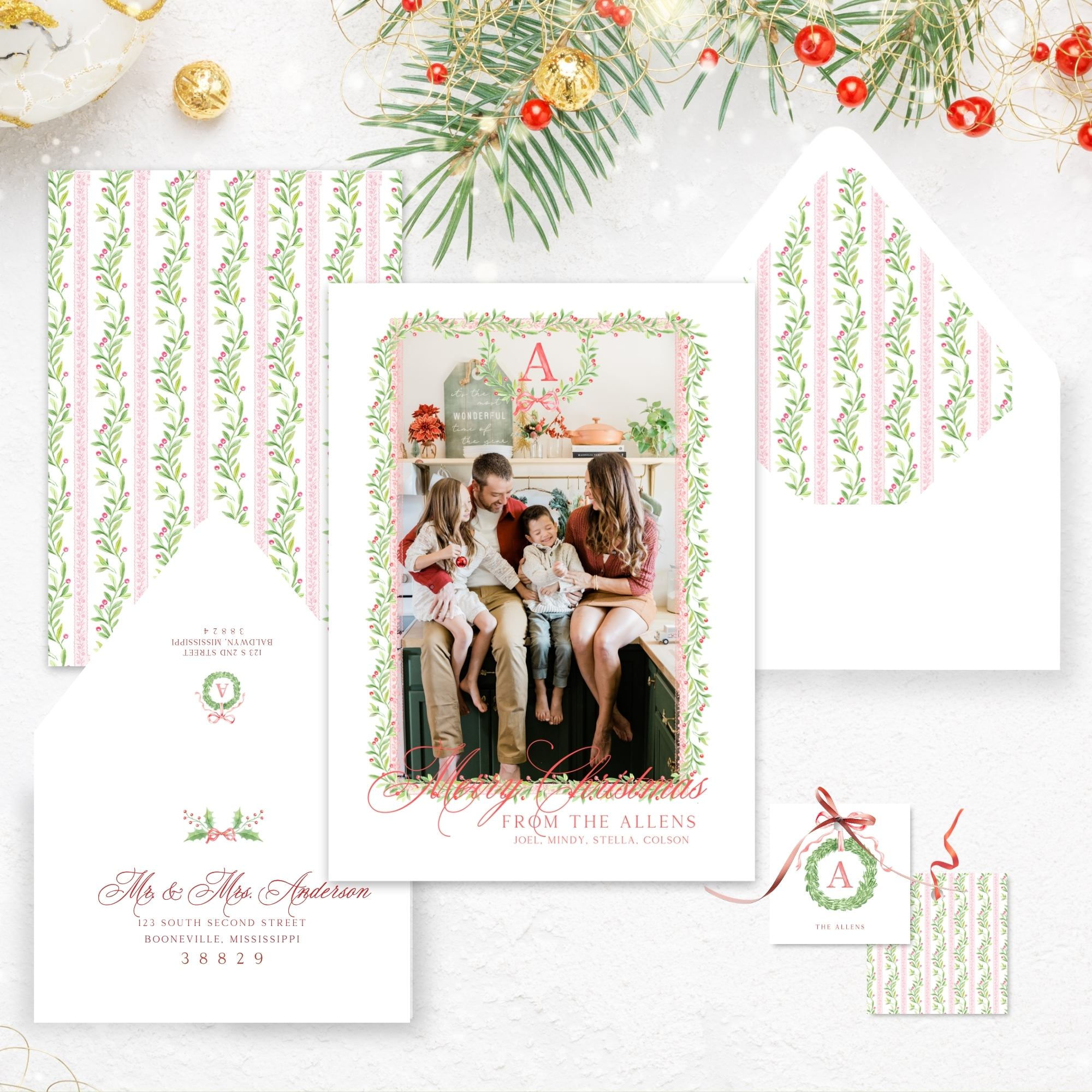 Holly Day Christmas Cards