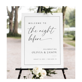 Welcome Wedding Sign