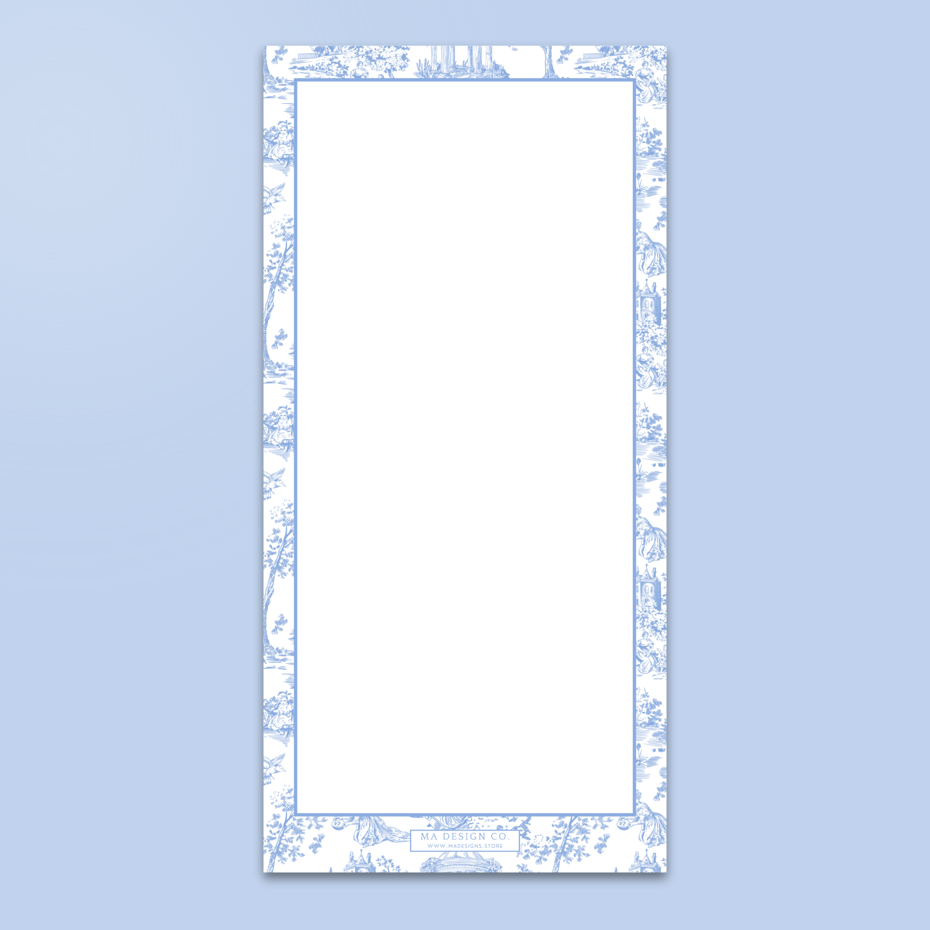 French Toile Notepad