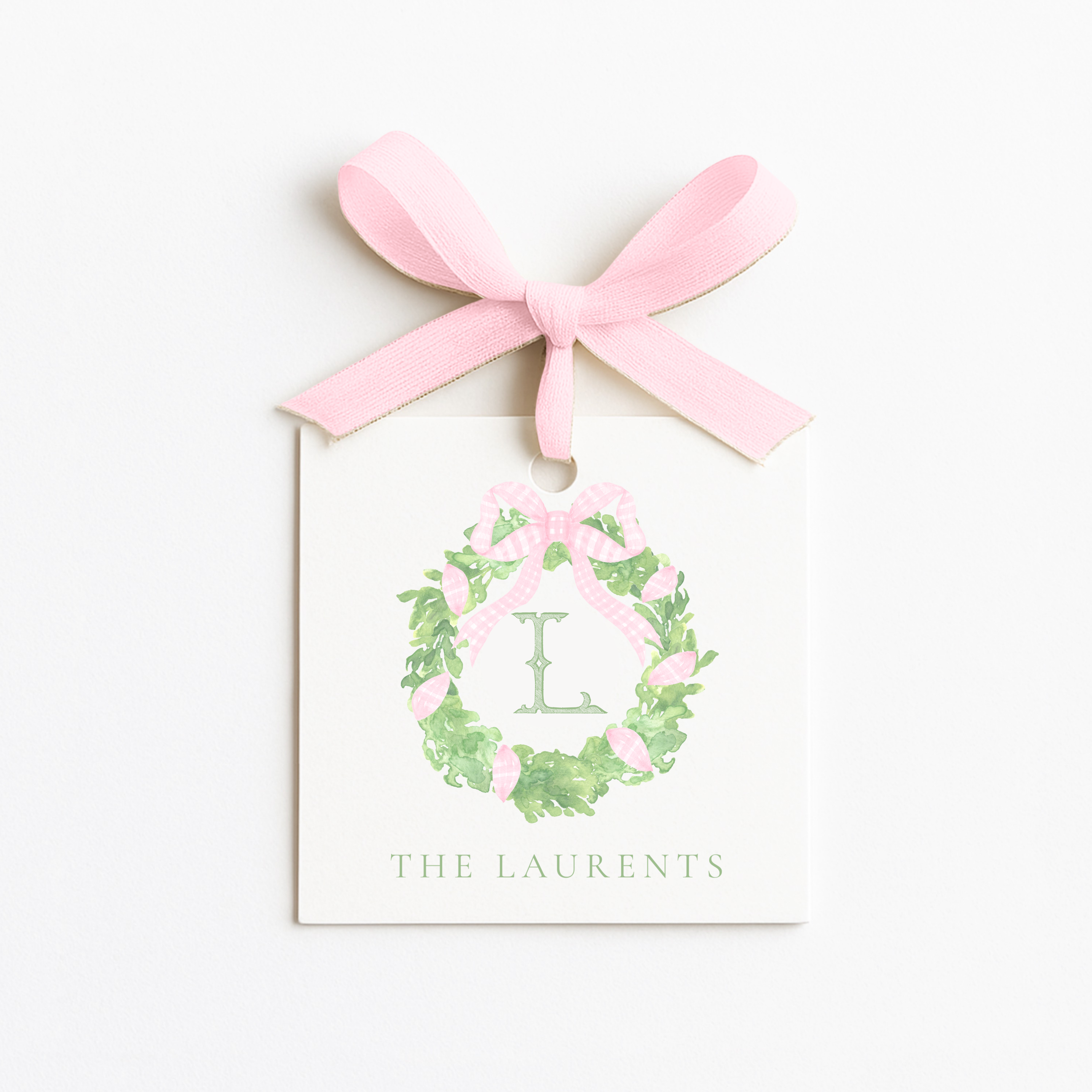 Sweet Wreath Christmas Tags