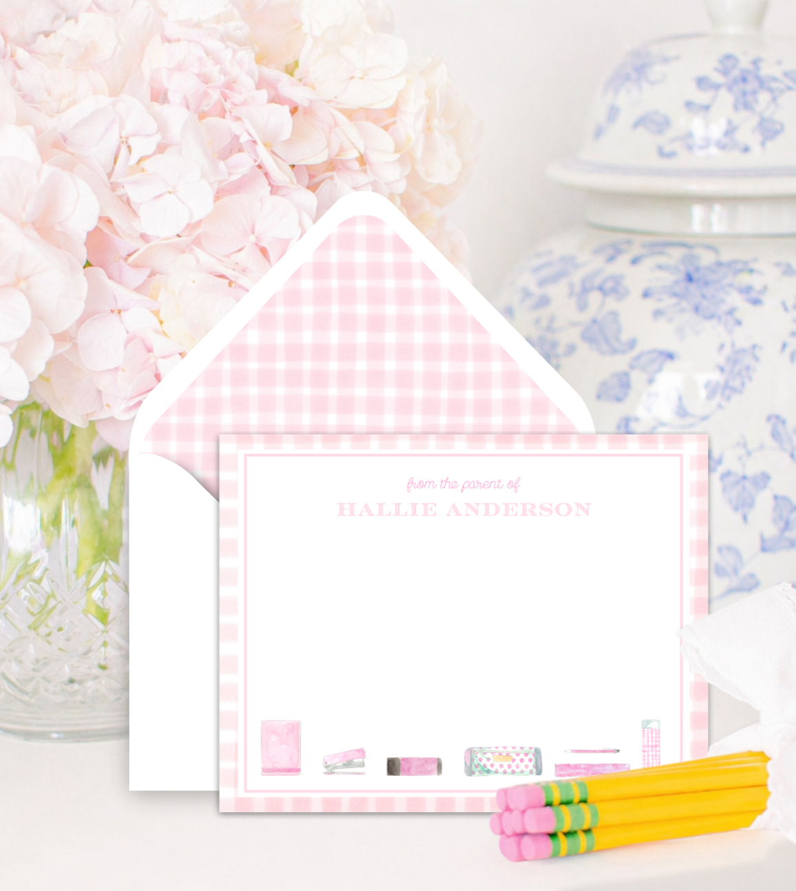 Organized School Note Cards