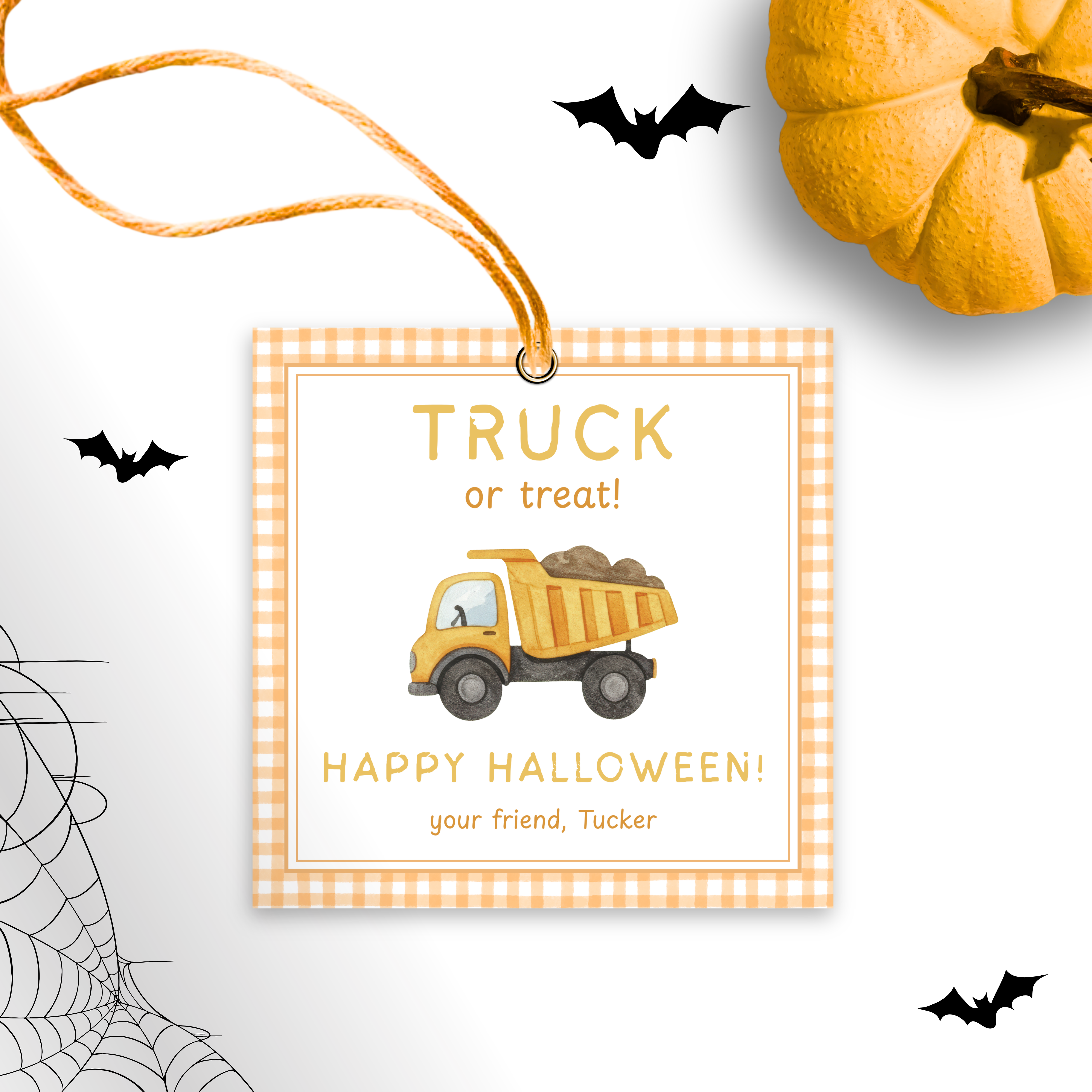 Truck or Treat Tag Set