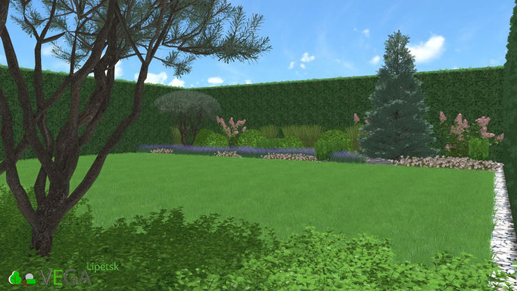 ландшафтный дизайн Vega Вега Липецк благоустройство озеленение территории