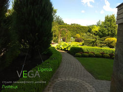 ландшафтный дизайн Vega Вега Липецк благоустройство озеленение территории