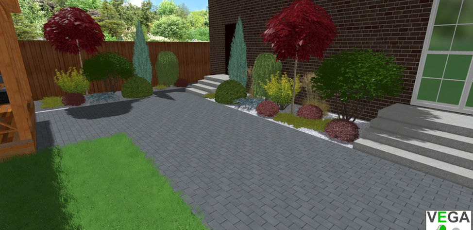 ландшафтный дизайн Vega Вега Липецк благоустройство озеленение территории