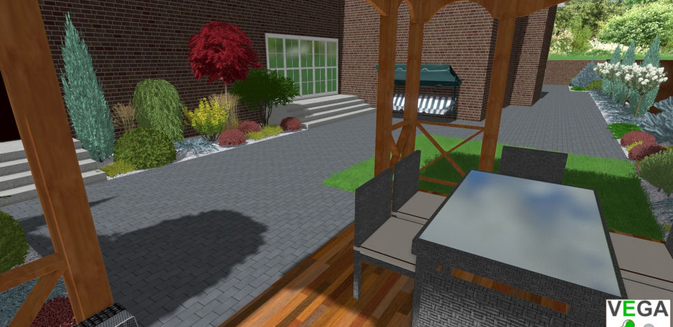 ландшафтный дизайн Vega Вега Липецк благоустройство озеленение территории